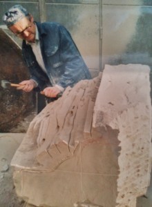 Sculptor Philip Cuttell